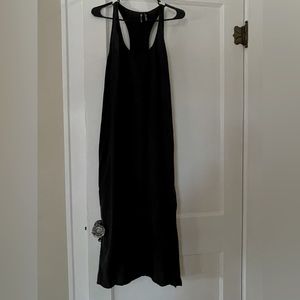 Zara fillsense line, black cotton dress, style as beach dress or running errands